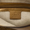 Gucci Metallic Embossed Calfskin Pelham Studded Hobo Secondhand