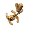 Secondhand Chanel CC Gold Plated Clip On Earrings