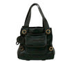 LOEWE Leather Anagram Drawstring Shoulder Bag Secondhand