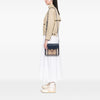Secondhand Burberry Small Leather and House Check Canvas Derby Macken Crossbody