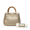 Gucci Mini Calfskin Bamboo Shopper Satchel Secondhand