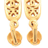 Secondhand Chanel CC Gold Plated Heart Drop Clip on Earrings