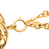 Chanel CC Gold Plated Quilted Pendant Necklace Secondhand