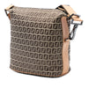 Fendi Zucchino Canvas Shoulder Bag Secondhand
