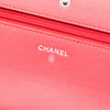 Secondhand Chanel CC Patent Diamond Quilted Wallet On Chain