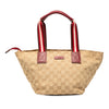 Secondhand Gucci GG Canvas Web Handbag