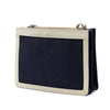 Balenciaga Canvas Navy Pochette M Crossbody Secondhand