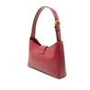 Ferragamo Leather Gancini Trifolio Shoulder Bag Secondhand