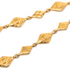 Secondhand Chanel Gold Plated Logo Chain Necklace