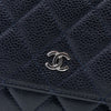 Secondhand Chanel CC Quilted Caviar Wallet on Chain
