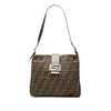 Fendi Zucca Canvas Shoulder Bag Secondhand