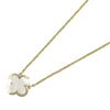 Secondhand Van Cleef and Arpels 18K Yellow Gold and Mother of Pearl Pure Alhambra Pendant Necklace