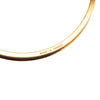 Secondhand Hermès Gold Plated Epsom Kelly Cadena Lock Bangle Bracelet