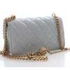 Chanel Mini CC Lambskin Camellia Crush Clutch With Chain Secondhand
