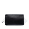 Secondhand Celine Medium Tricolor Calfskin and Suede Trapeze Satchel