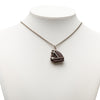 Secondhand Hermès Palladium Plated Vulcanium Cheval Pendant Necklace