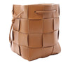 Bottega Veneta Small Nappa Maxi Intrecciato Cassette Bucket Bag Secondhand