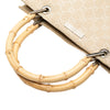 Secondhand Gucci GG Canvas Bamboo Satchel