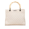 Secondhand Gucci GG Canvas Bamboo Satchel