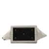 Secondhand Celine Small Bicolor Canvas and Calfskin Tie Knot Handbag