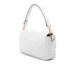 Fendi Zucca Embroidered Canvas Baguette Satchel Secondhand