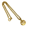 Chanel CC Gold Plated Medallion Chain Necklace Secondhand