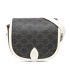 Celine Medium Triomphe Coated Canvas Folco Crossbody Secondhand