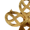 Chanel CC Gold Plated Infinity Brooch Secondhand