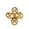 Chanel CC Gold Plated Infinity Brooch Secondhand