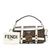 Fendi Zucca Glazed Fabric Cage Baguette Satchel Secondhand
