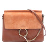 Chloé Medium Calfskin and Suede Faye Crossbody Secondhand