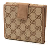 Gucci GG Canvas Trifold Compact Wallet Secondhand