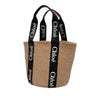 Chloé Large Raffia Woody Basket Tote Secondhand