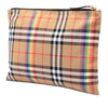 Burberry House Check Canvas Rainbow Clutch Secondhand