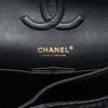 Secondhand Chanel Medium Classic Chevron Calfskin Pleated Double Flap