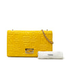 Fendi Embossed Nappa Logo Chain Clutch Secondhand