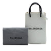 Balenciaga Mini Calfskin Logo Shopping Phone Holder Secondhand