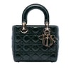Dior Small Crinkled Patent Cannage Lady Dior Secondhand
