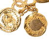 Secondhand Chanel CC Gold Plated Coin Charm Brooch