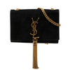 Saint Laurent Small Suede Monogram Kate Tassel Crossbody Secondhand