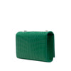 Saint Laurent Small Croc Embossed Leather Monogram Kate Tassel Crossbody Secondhand
