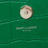 Saint Laurent Small Croc Embossed Leather Monogram Kate Tassel Crossbody Secondhand