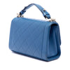 Chanel Small Quilted Grained Calfskin Label Click Flap Secondhand