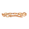 second hand Prada Tortoiseshell-Effect Resin & Leather Chain Belt 