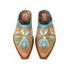 Secondhand Roberto Cavalli Angels Leather Cowboy Mules