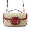 Gucci GG Supreme Horsebit 1955 Top Handle Bag Secondhand