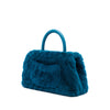 Chanel Mini Chevron Shearling Coco Top Handle Bag Secondhand