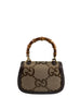 Gucci Bamboo 1947 Top Handle Bag Jumbo GG Canvas
