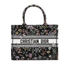 Dior Medium Embroidered Canvas Herbarium Book Tote Secondhand