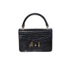 Secondhand Celine Vintage Crocodile Embossed Leather Handbag